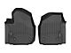 Weathertech DigitalFit Front Floor Liners for Vinyl Floors; Black (20-24 Silverado 2500 HD Regular Cab)