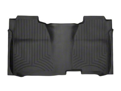 Weathertech Rear Floor Liner HP; Black (15-19 Silverado 2500 HD Crew Cab)