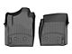 Weathertech DigitalFit Front Floor Liners for Vinyl Floors; Black (15-19 Silverado 2500 HD Regular Cab)