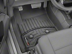 Weathertech DigitalFit Front Floor Liners for Vinyl Floors; Black (15-19 Silverado 2500 HD Double Cab, Crew Cab)