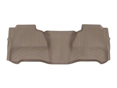 Weathertech DigitalFit Rear Floor Liner; Tan (15-19 Silverado 2500 HD Crew Cab)