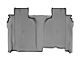 Weathertech DigitalFit Rear Floor Liner; Gray (20-24 Silverado 2500 HD Crew Cab w/ Front Bucket Seats & w/o Rear Underseat Storage)