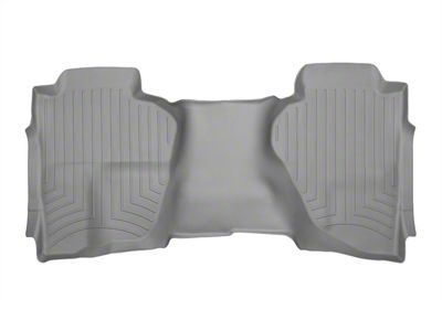 Weathertech DigitalFit Rear Floor Liner; Gray (15-19 Silverado 2500 HD Double Cab)