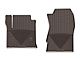 Weathertech All-Weather Front Rubber Floor Mats; Cocoa (15-19 Silverado 2500 HD Double Cab, Crew Cab)