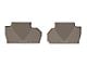 Weathertech All-Weather Rear Rubber Floor Mats; Tan (15-19 Silverado 2500 HD Double Cab)