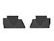 Weathertech All-Weather Rear Rubber Floor Mats; Black (15-19 Silverado 2500 HD Crew Cab)