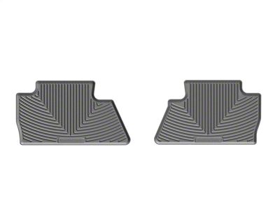 Weathertech All-Weather Rear Rubber Floor Mats; Gray (15-19 Silverado 2500 HD Crew Cab)