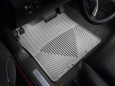 Weathertech All-Weather Front Rubber Floor Mats; Gray (07-14 Silverado 2500 HD)