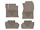 Weathertech All-Weather Front and Rear Rubber Floor Mats; Tan (15-19 Silverado 2500 HD Double Cab)