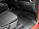 Weathertech Front and Rear Floor Liner HP; Black (20-24 Silverado 2500 HD Crew Cab w/ Front Bucket Seats & Rear Underseat Storage)