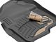 Weathertech Front and Rear Floor Liner HP; Black (15-19 Silverado 2500 HD Double Cab w/o PTO Kit)