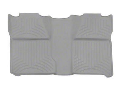 Weathertech Rear Floor Liner HP; Gray (07-14 Silverado 2500 HD Crew Cab w/o Rear Underseat Storage)