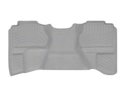 Weathertech Rear Floor Liner HP; Gray (07-14 Silverado 2500 HD Extended Cab)