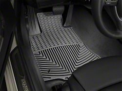 Weathertech All-Weather Front Rubber Floor Mats; Black (20-24 Silverado 3500 HD)