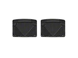 Weathertech All-Weather Rear Rubber Floor Mats; Black (01-06 Silverado 3500 HD Extended Cab, Crew Cab)