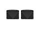 Weathertech All-Weather Rear Rubber Floor Mats; Black (01-06 Silverado 3500 HD Extended Cab, Crew Cab)