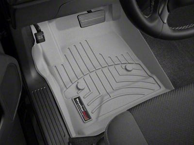 Weathertech DigitalFit Front Floor Liners; Gray (15-19 Silverado 3500 HD Regular Cab w/o PTO Kit)