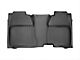 Weathertech DigitalFit Rear Floor Liner with Underseat Coverage; Black (15-19 Silverado 3500 HD Crew Cab)