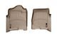 Weathertech DigitalFit Front Floor Liners; Tan (07-14 Silverado 3500 HD)