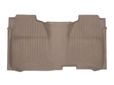 Weathertech Rear Floor Liner HP; Tan (15-19 Silverado 3500 HD Crew Cab)