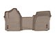 Weathertech DigitalFit Front Over the Hump Floor Liner; Tan (15-19 Silverado 3500 HD Regular Cab)