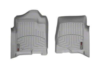 Weathertech DigitalFit Front Floor Liners; Gray (07-14 Silverado 3500 HD)