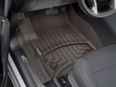 Weathertech DigitalFit Front Floor Liners; Cocoa (20-24 Silverado 3500 HD Double Cab, Crew Cab)