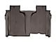 Weathertech DigitalFit Rear Floor Liner; Cocoa (20-25 Silverado 3500 HD Crew Cab w/ Front Bucket Seats & w/o Rear Underseat Storage)