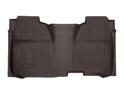 Weathertech Rear Floor Liner HP; Cocoa (15-19 Silverado 3500 HD Crew Cab)