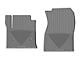 Weathertech All-Weather Front Rubber Floor Mats; Gray (15-19 Silverado 3500 HD Regular Cab)