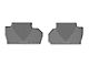 Weathertech All-Weather Rear Rubber Floor Mats; Gray (15-19 Silverado 3500 HD Double Cab)