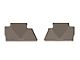 Weathertech All-Weather Rear Rubber Floor Mats; Tan (15-19 Silverado 3500 HD Crew Cab)