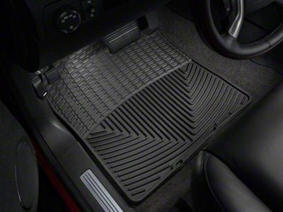 Weathertech All-Weather Front Rubber Floor Mats; Black (07-14 Silverado 3500 HD)