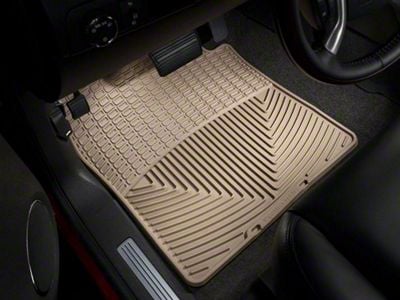 Weathertech All-Weather Front Rubber Floor Mats; Tan (07-14 Silverado 3500 HD)