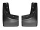 Weathertech No-Drill Mud Flaps; Front; Black (15-19 Silverado 3500 HD)