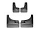 Weathertech No-Drill Mud Flaps; Front and Rear; Black (15-19 Silverado 3500 HD DRW)