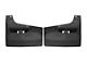 Weathertech No-Drill Mud Flaps; Rear; Black (20-24 Silverado 3500 HD DRW)