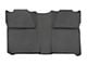 Weathertech Rear Floor Liner HP; Black (07-14 Silverado 3500 HD Crew Cab w/o Rear Underseat Storage)