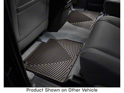 Weathertech All-Weather Rear Rubber Floor Mats; Cocoa (11-16 F-250 Super Duty SuperCrew)