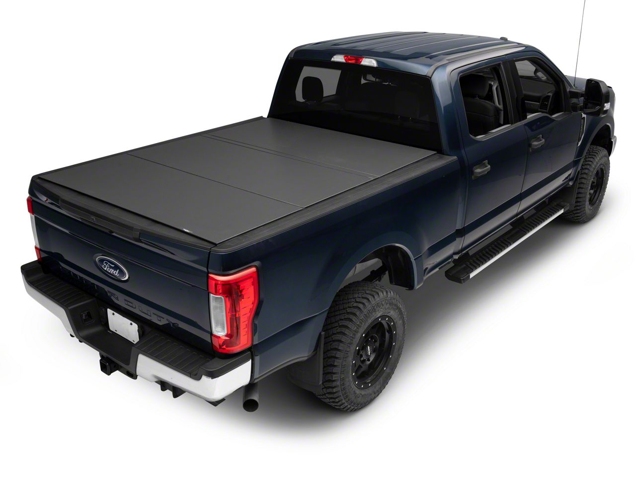 Weathertech F-250 Super Duty AlloyCover Hard Tri-Fold Tonneau Cover ...