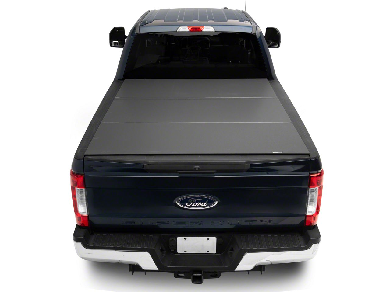 Weathertech F-250 Super Duty AlloyCover Hard Tri-Fold Tonneau Cover ...