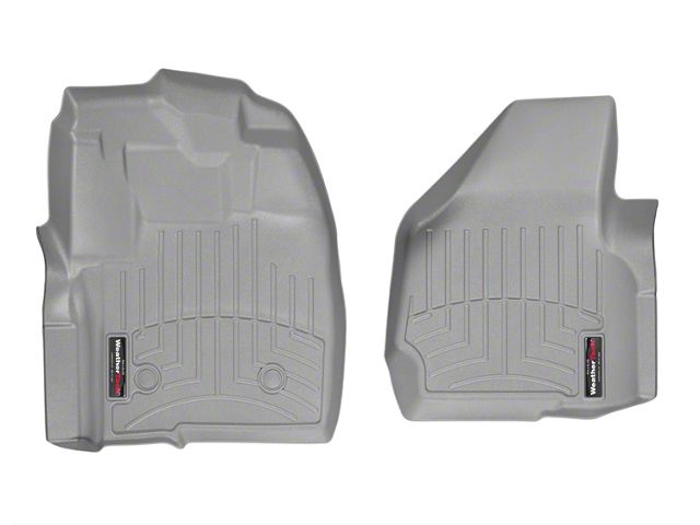 Weathertech DigitalFit Front Floor Liners; Gray (11-16 F-250 Super Duty Regular Cab)