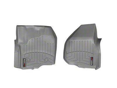 Weathertech DigitalFit Front Floor Liners; Gray (11-16 F-250 Super Duty SuperCab, SuperCrew)