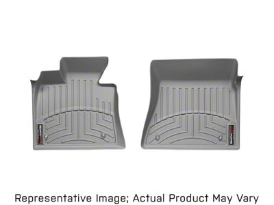 Weathertech DigitalFit Front Over the Hump Floor Liner; Gray (11-16 F-250 Super Duty SuperCab, SuperCrew)