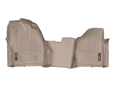 Weathertech DigitalFit Front Over the Hump Floor Liner; Tan (11-16 F-250 Super Duty Regular Cab)