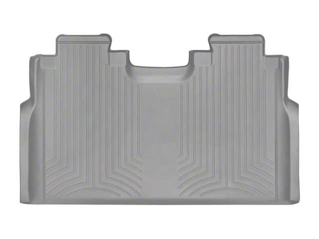 Weathertech DigitalFit Rear Floor Liner; Gray (17-24 F-250 Super Duty SuperCrew w/ Front Bench Seat & w/o Rear Underseat Storage)