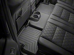 Weathertech Rear Floor Liner HP; Black (12-16 F-250 Super Duty SuperCrew)