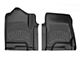 Weathertech Rear Floor Liner HP; Black (17-24 F-250 Super Duty SuperCrew w/ Front Bench Seat & w/o Rear Underseat Storage)