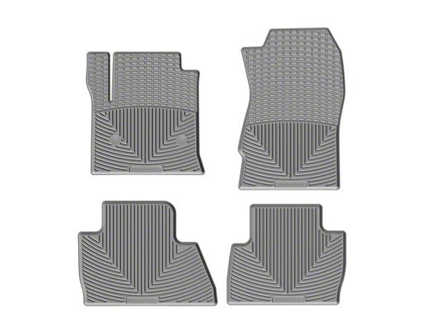 Weathertech All-Weather Front and Rear Rubber Floor Mats; Gray (15-20 Tahoe)