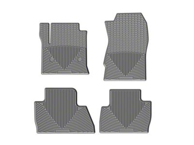 Weathertech All-Weather Front and Rear Rubber Floor Mats; Gray (15-20 Tahoe)